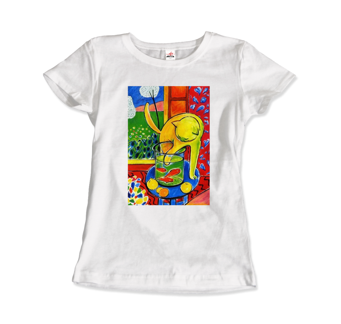 Henri Matisse The Cat With Red Fishes 1914 Artwork T-Shirt-9