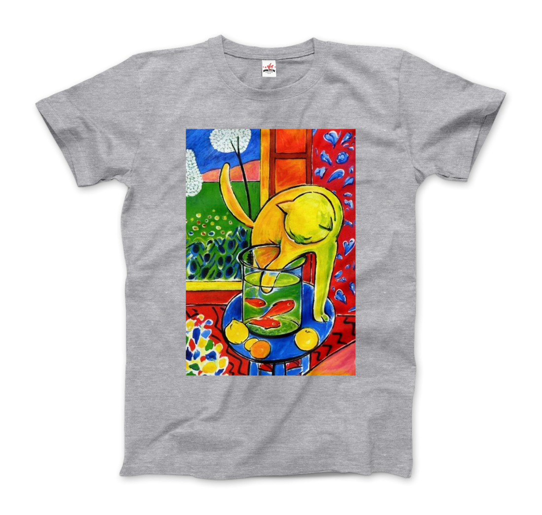 Henri Matisse The Cat With Red Fishes 1914 Artwork T-Shirt-7