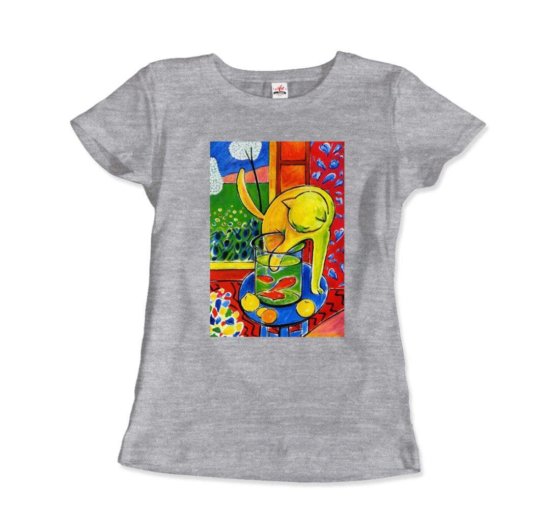 Henri Matisse The Cat With Red Fishes 1914 Artwork T-Shirt-12