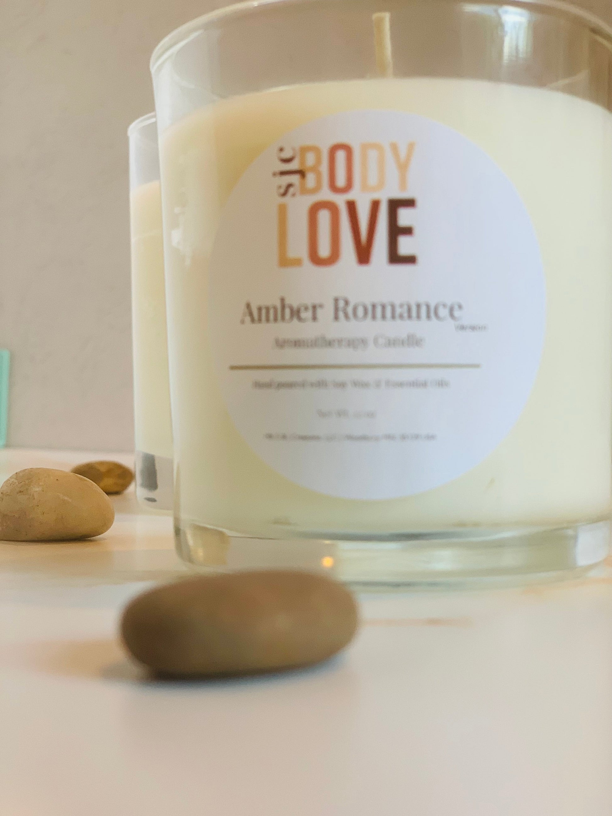 Amber Romance (Version) Soy Candle-3