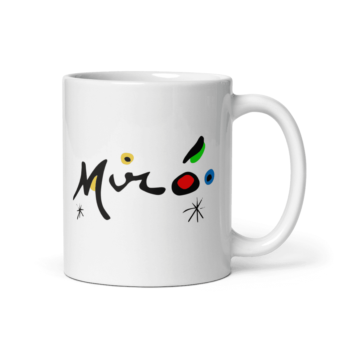 Joan Miro Colorful Signature Artwork Mug-2