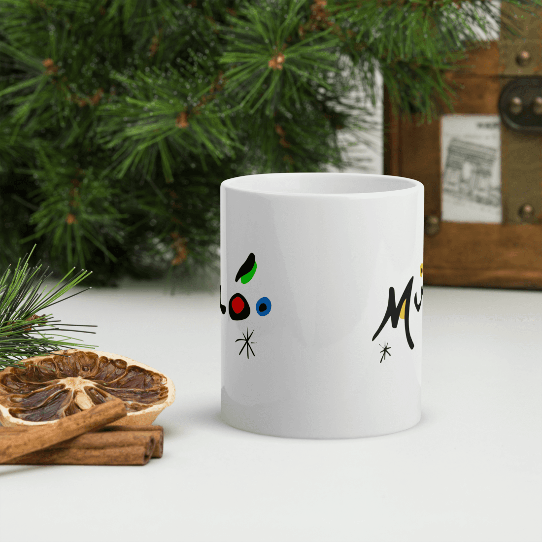 Joan Miro Colorful Signature Artwork Mug-3