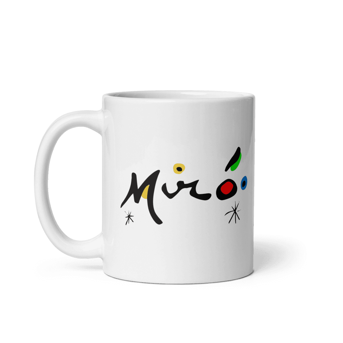 Joan Miro Colorful Signature Artwork Mug-0