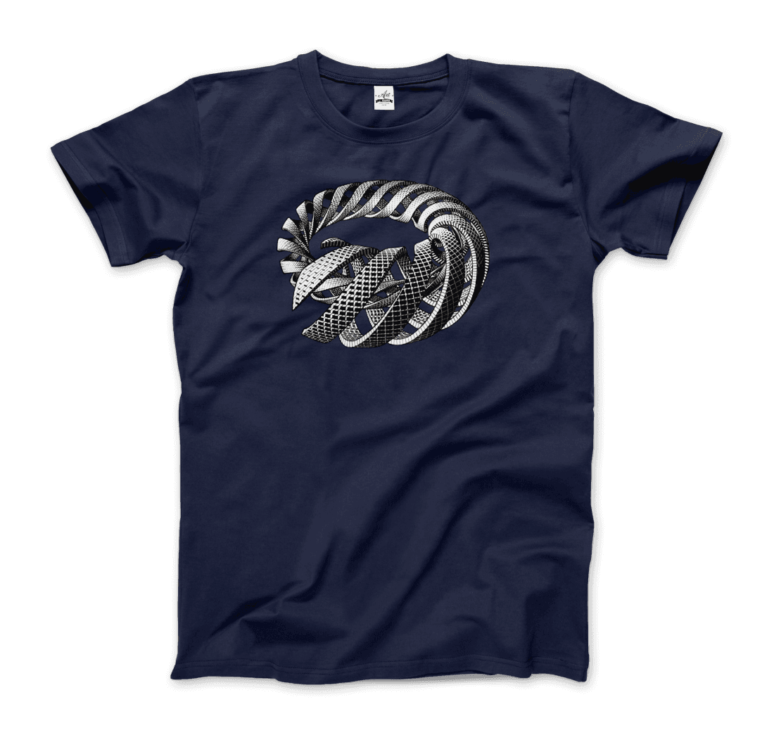 MC Escher Spirals Art T-Shirt-9