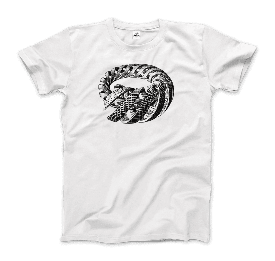 MC Escher Spirals Art T-Shirt-3