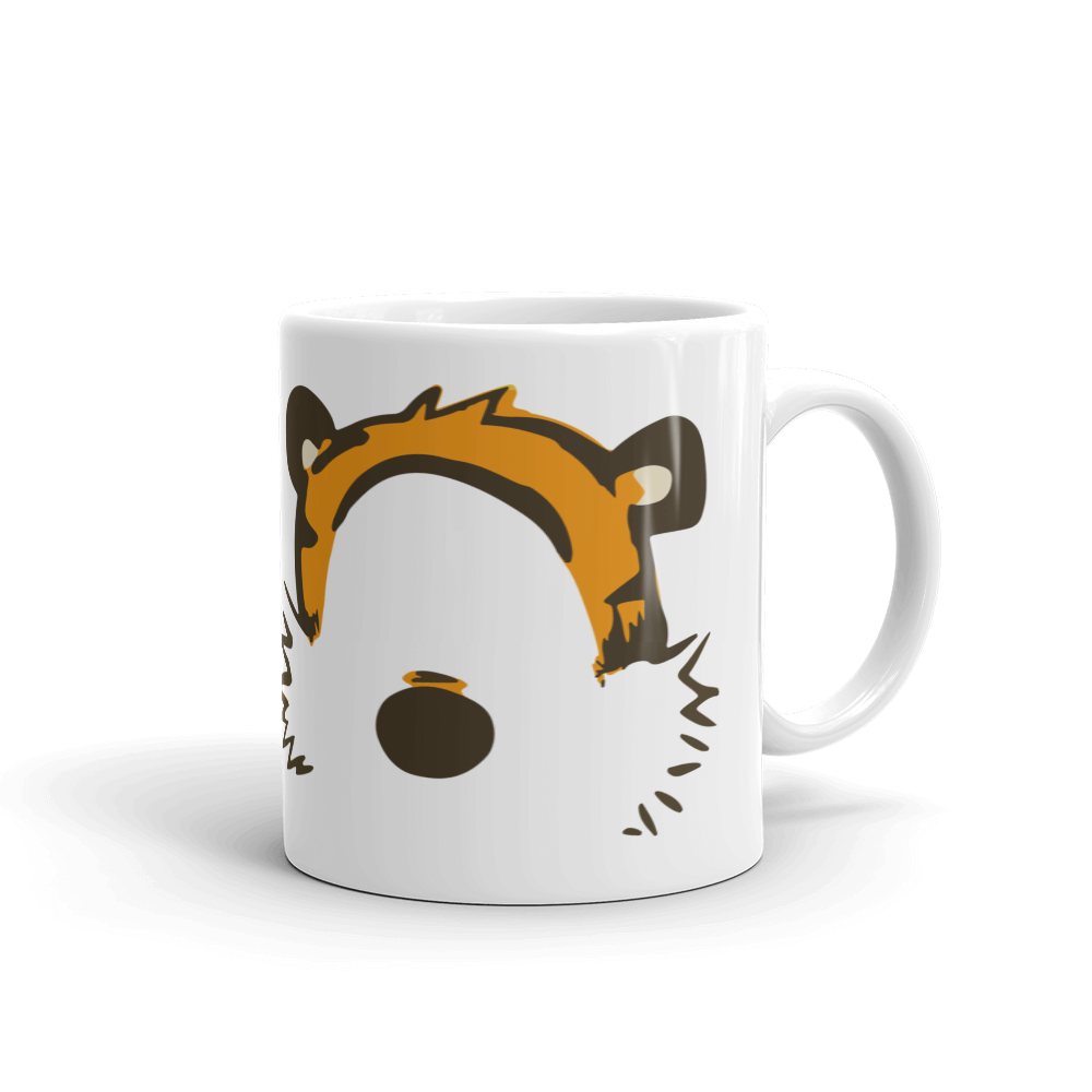 Calvin and Hobbes Faces Contour Mug-1