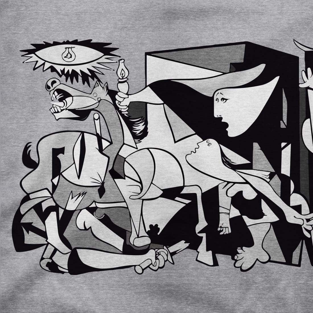 Pablo Picasso Guernica 1937 Artwork Reproduction T-Shirt-1