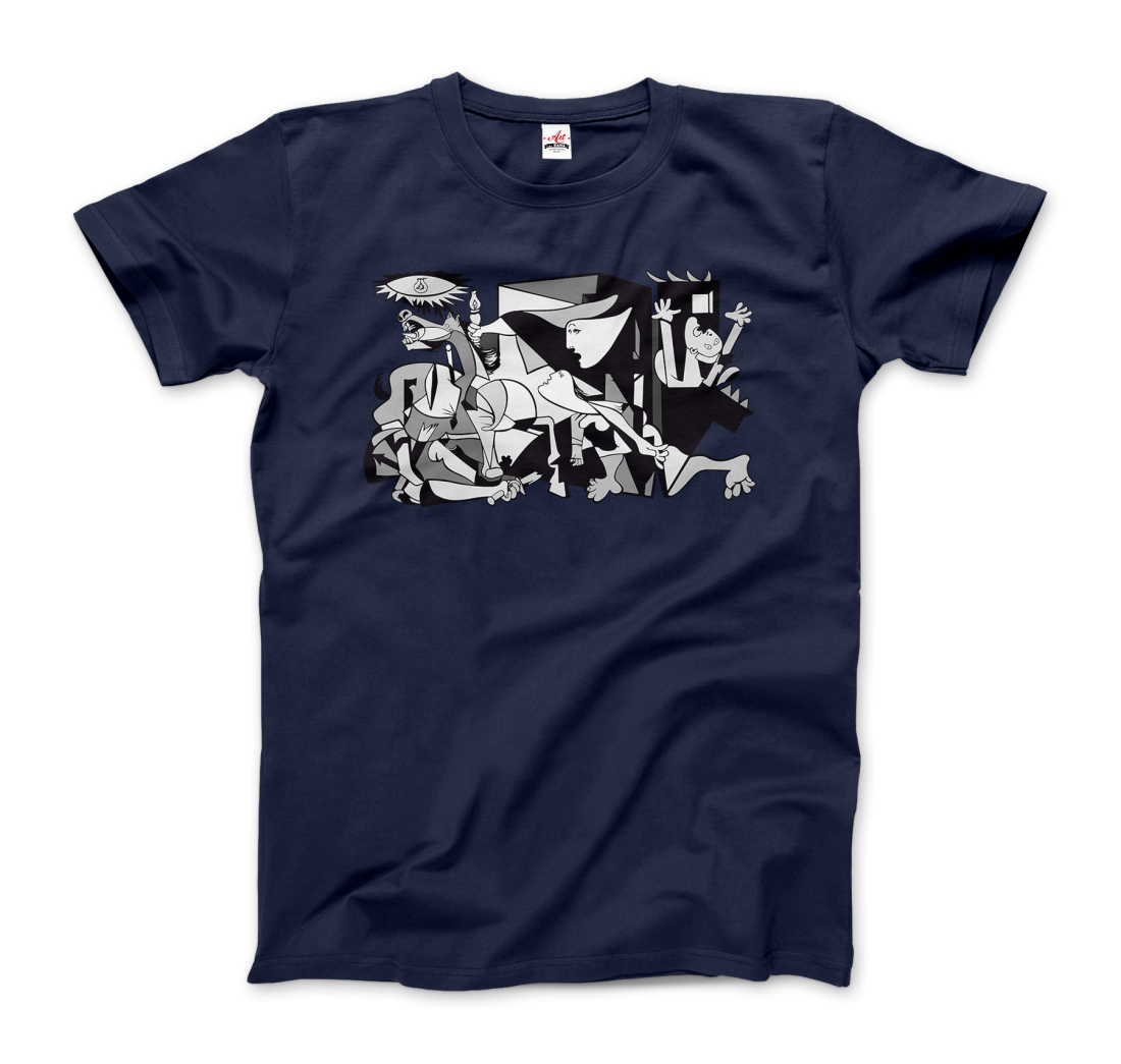 Pablo Picasso Guernica 1937 Artwork Reproduction T-Shirt-6