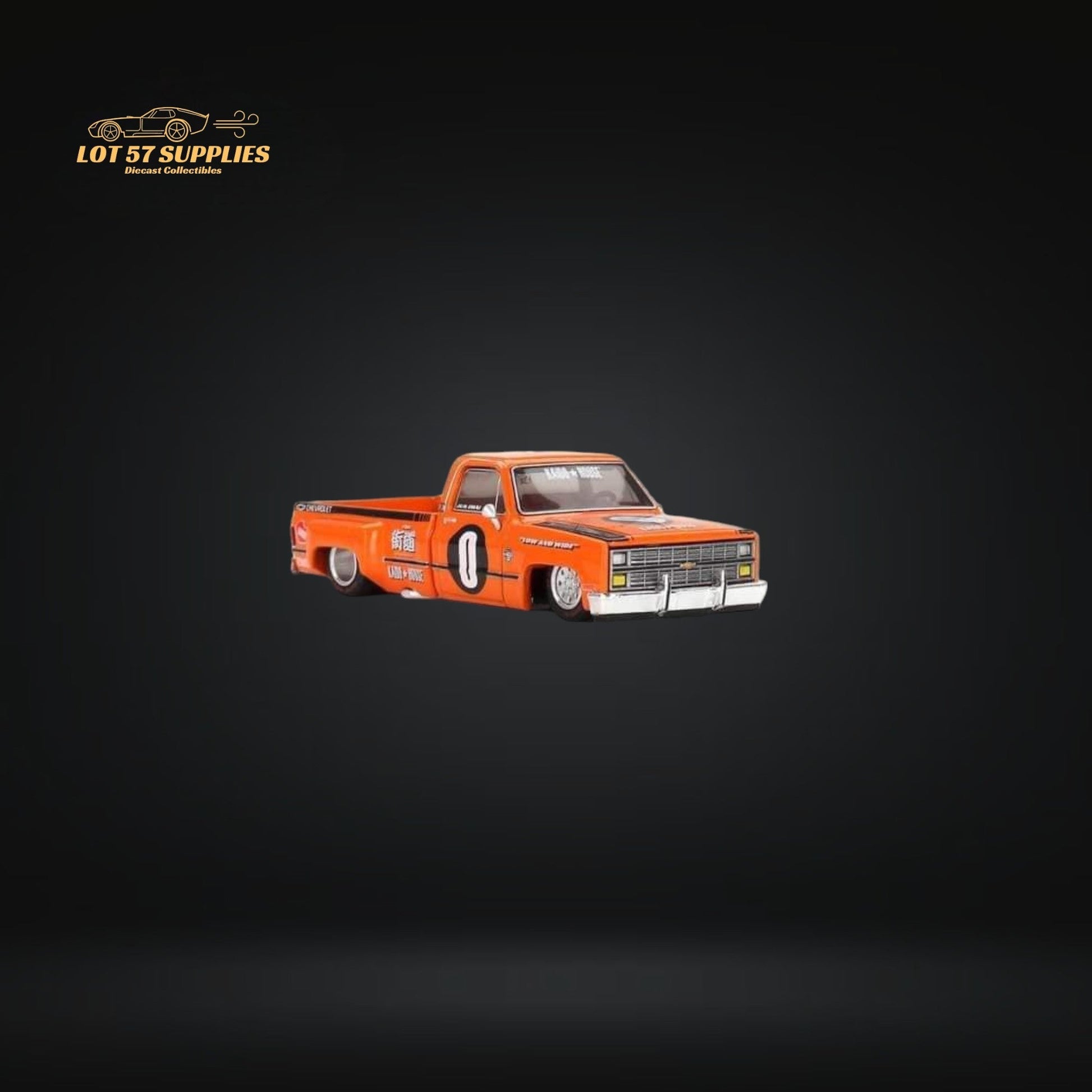 Mini GT x Kaido House Chevrolet Silverado DUALLY KAIDO V2 Orange 1:64 KHMG090-2