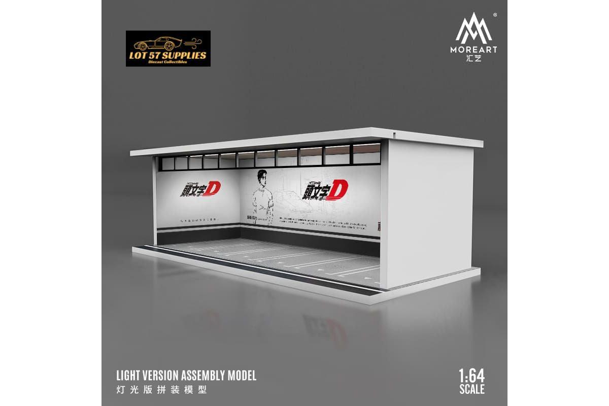 MoreArt Diorama Model Initial D White & Black/ Slam Dunk/ Hatsune Miku 1:64 Scale-4