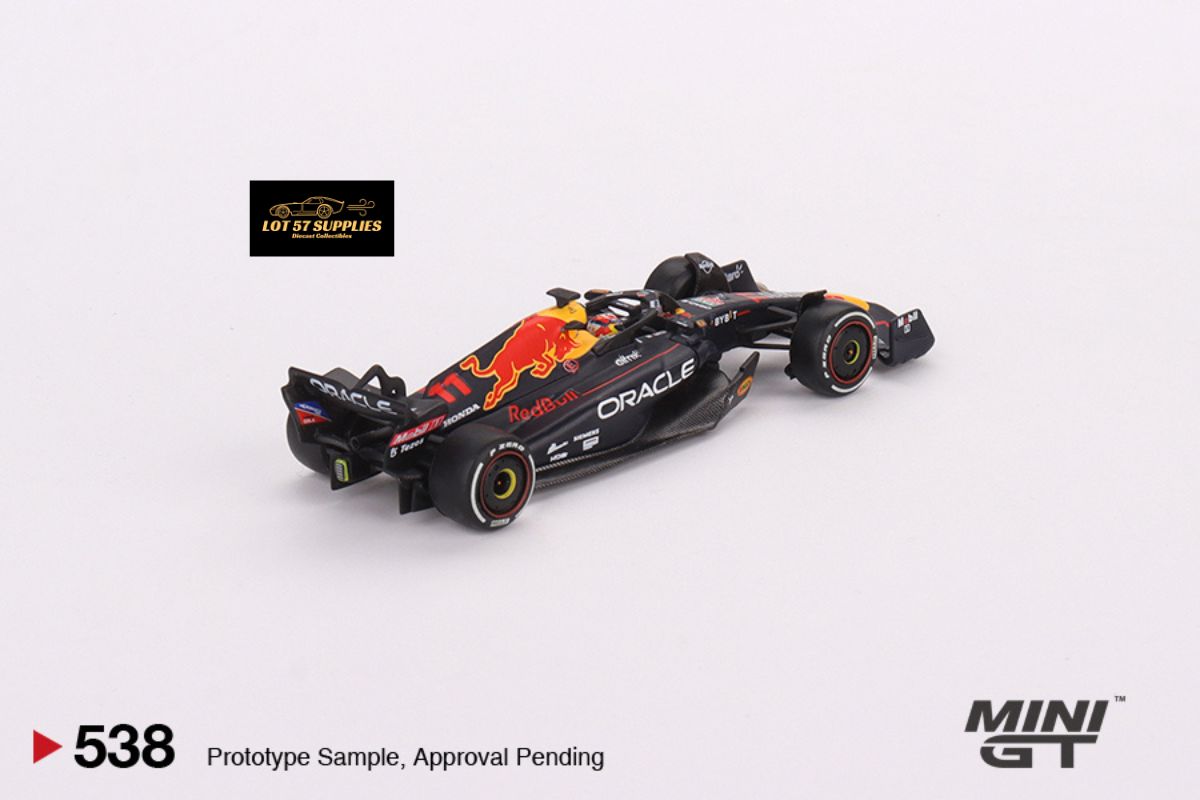 Mini-GT Oracle Red Bull Racing RB18 #11 Sergio Pérez 2022 Abu Dhabi Grand Prix  3rd Place 1:64 MGT00538-2