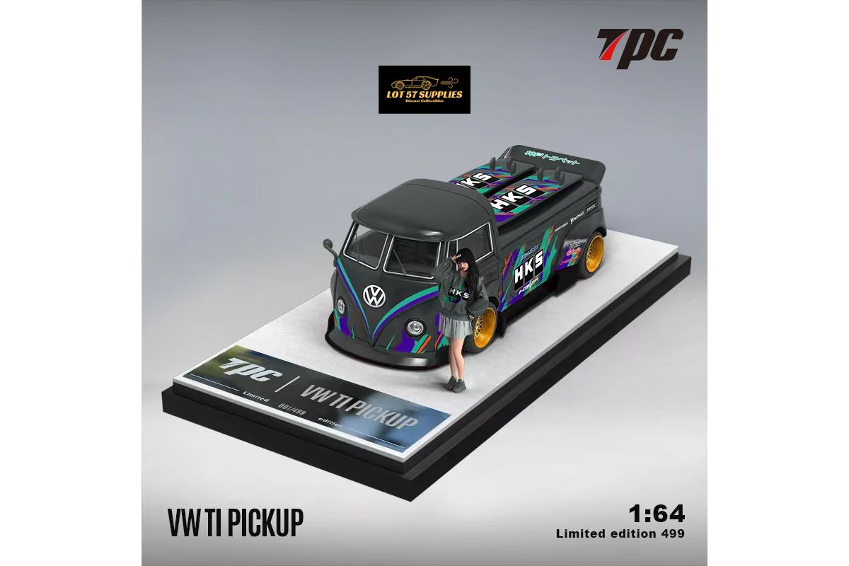 TPC Volkswagen T1 Pick Up with Surfboards HKS Livery 1:64-0