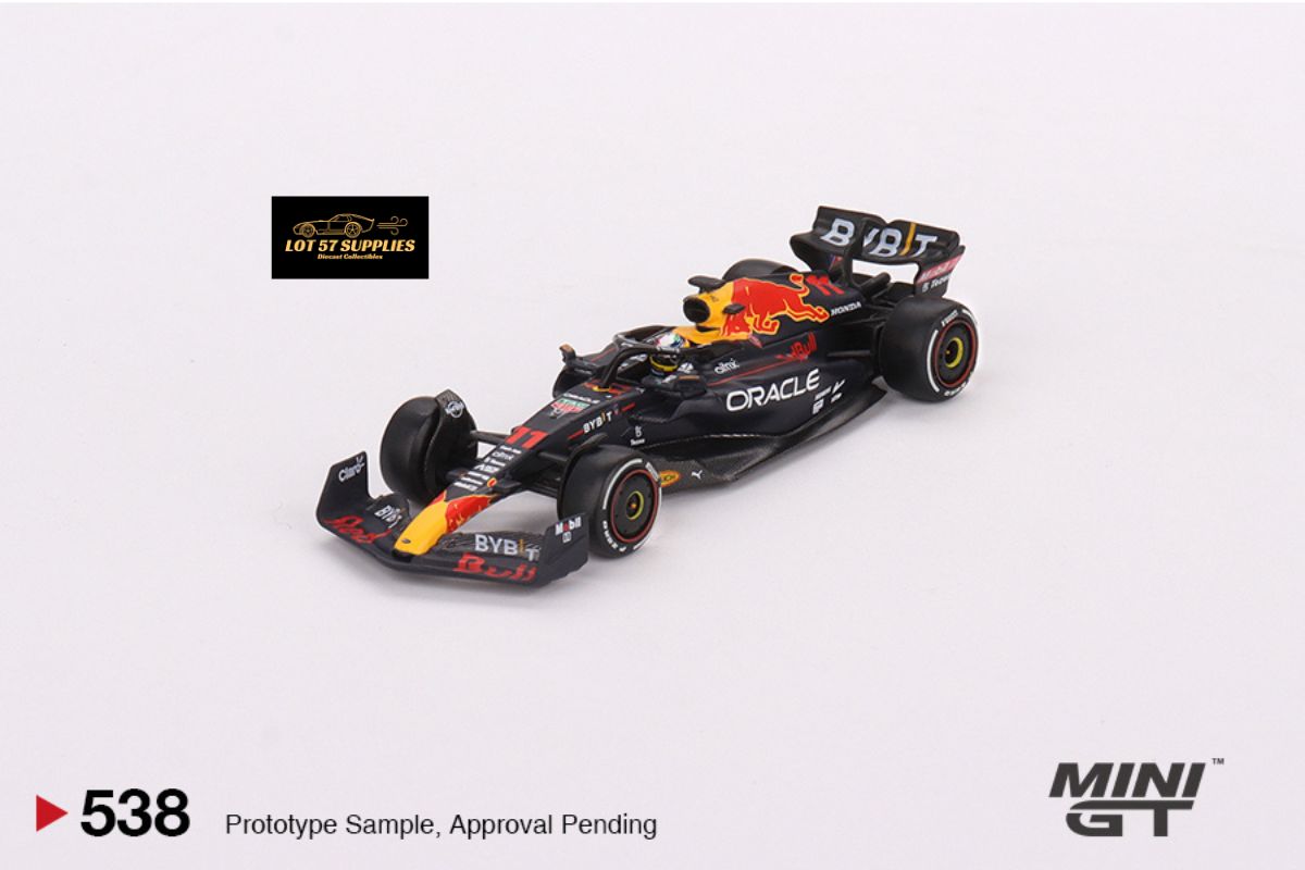 Mini-GT Oracle Red Bull Racing RB18 #11 Sergio Pérez 2022 Abu Dhabi Grand Prix  3rd Place 1:64 MGT00538-0