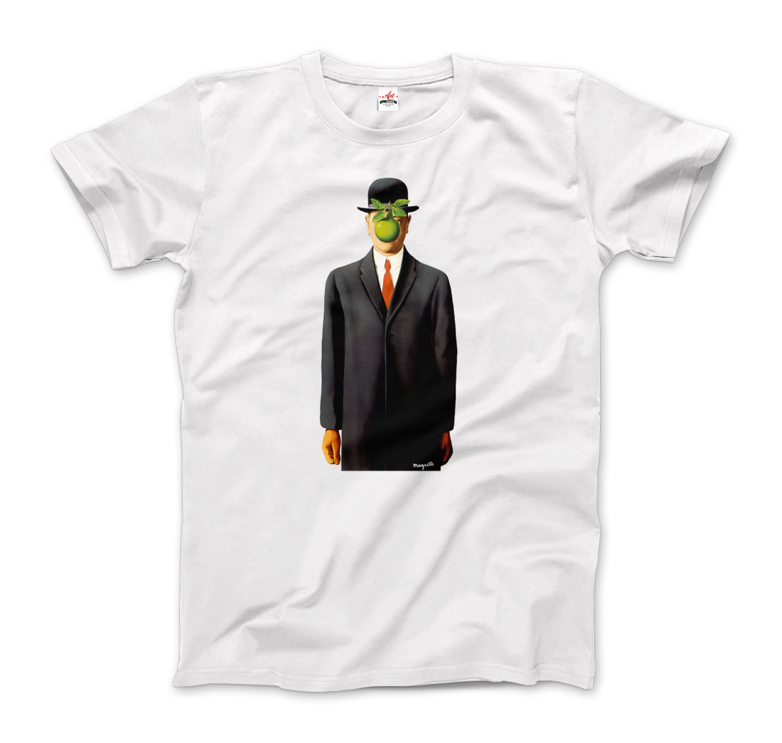 Rene Magritte The Son of Man, 1964 Artwork T-Shirt-0