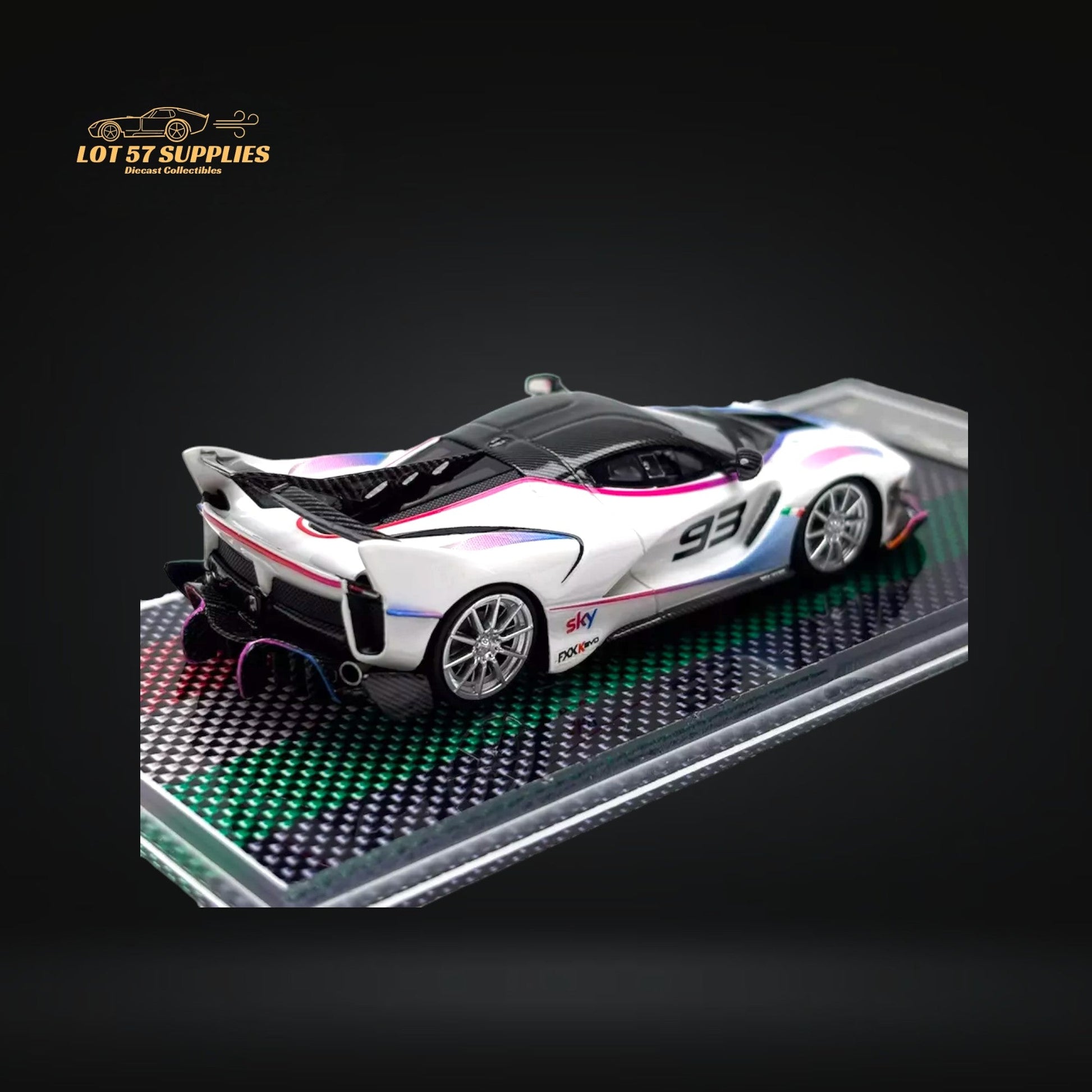 U2 FXX-K Evo White #93 Resin Limited Edition 1:64-2