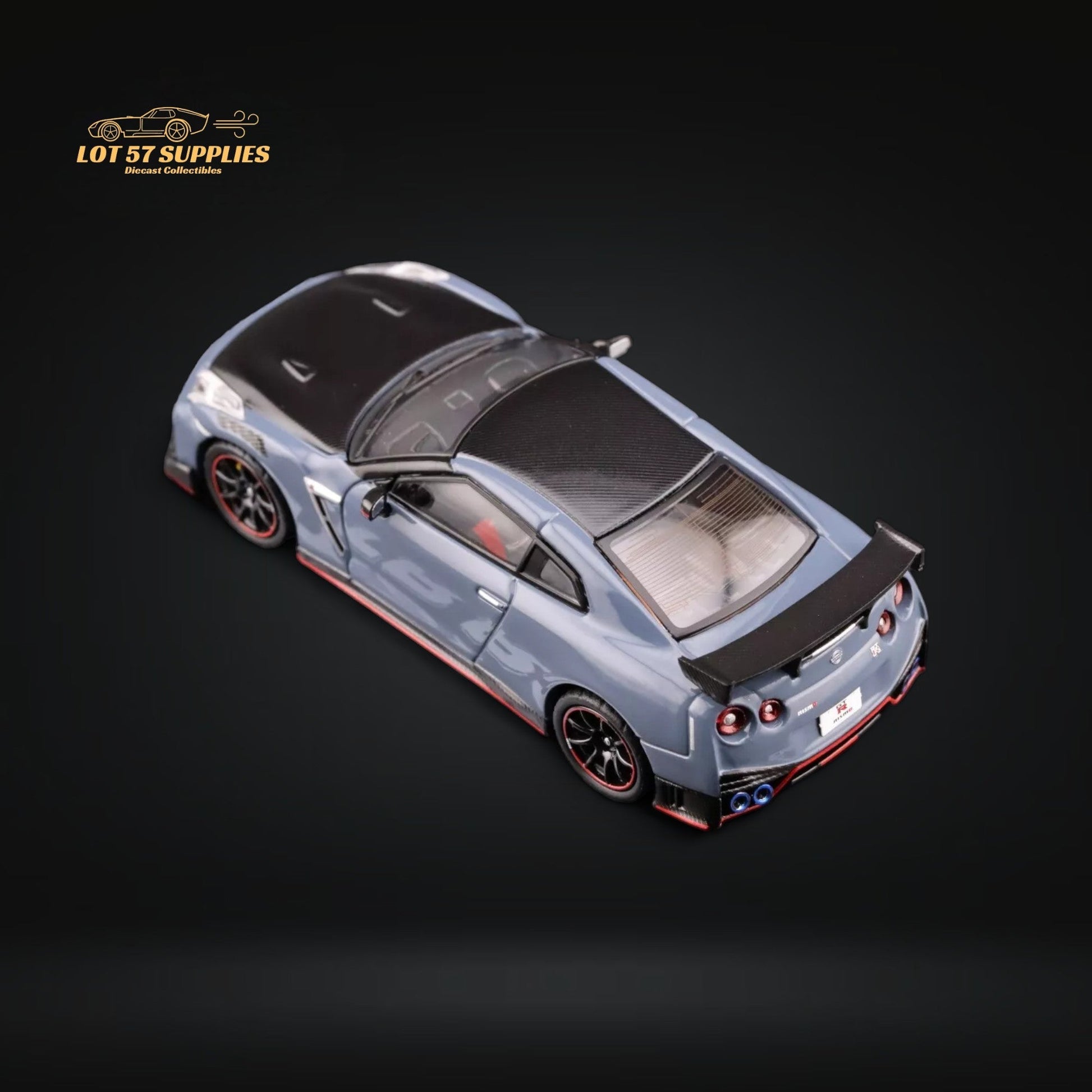 Inno64 Nissan Skyline GT-R R35 Nismo Stealth Gray 1:64 IN64-R35NSE-STGR-4