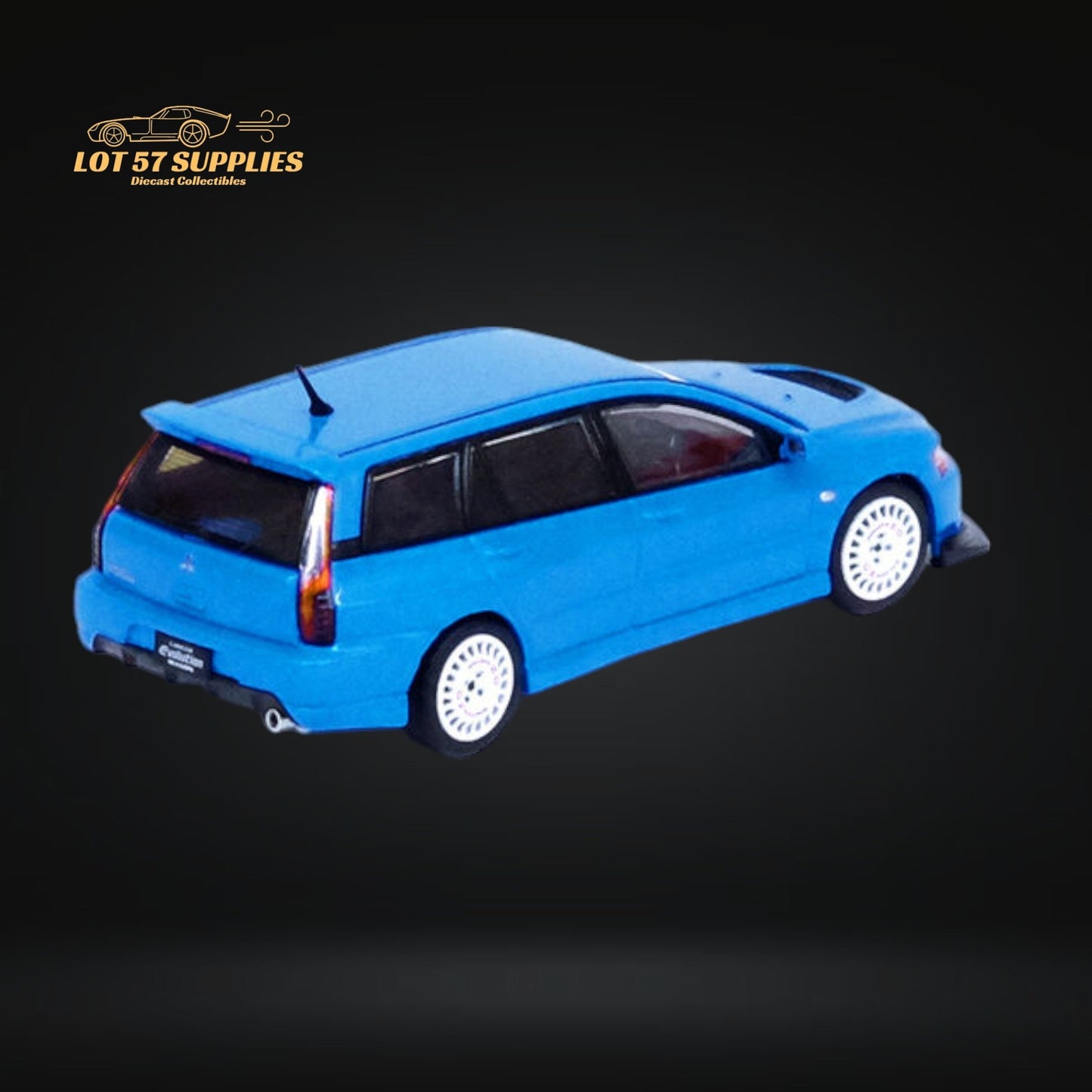 Inno64 Mitsubishi Lancer Evolution IX Wagon Blue 1:64 IN64-EVO9W-BLU-1