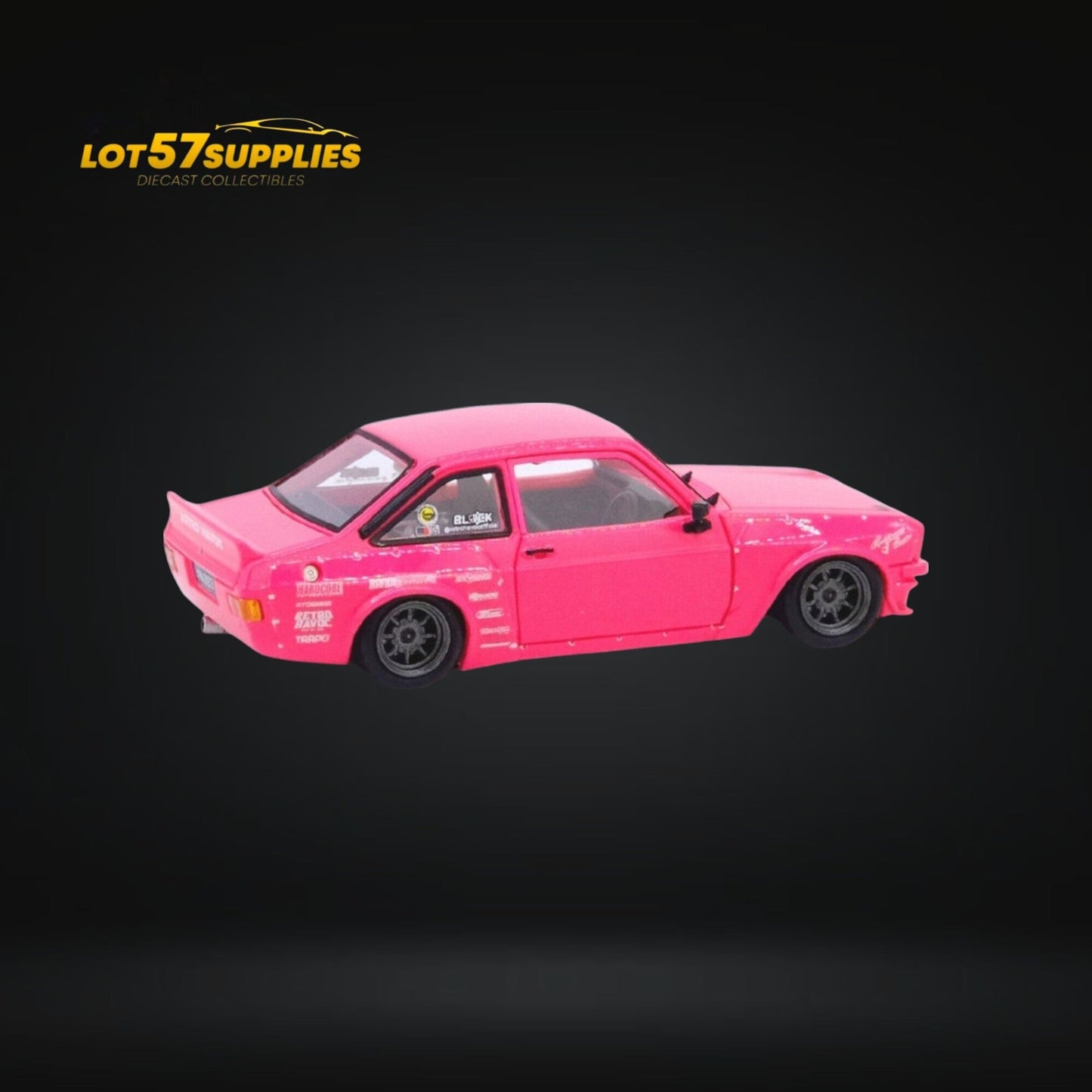 Inno64 Ford Escort MK2 Pandem "Emotion" Retro Havoc Pink 1:64 IN64R-MK2P-ERH-1