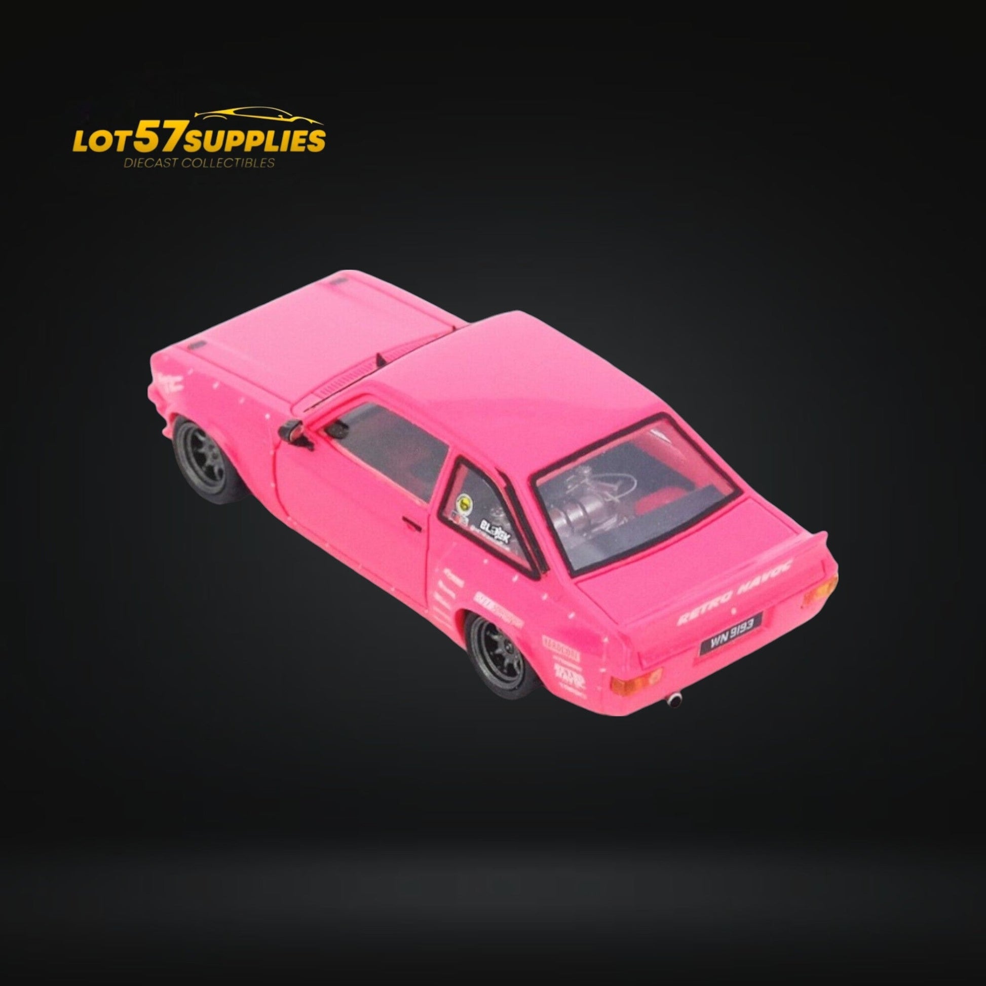 Inno64 Ford Escort MK2 Pandem "Emotion" Retro Havoc Pink 1:64 IN64R-MK2P-ERH-2