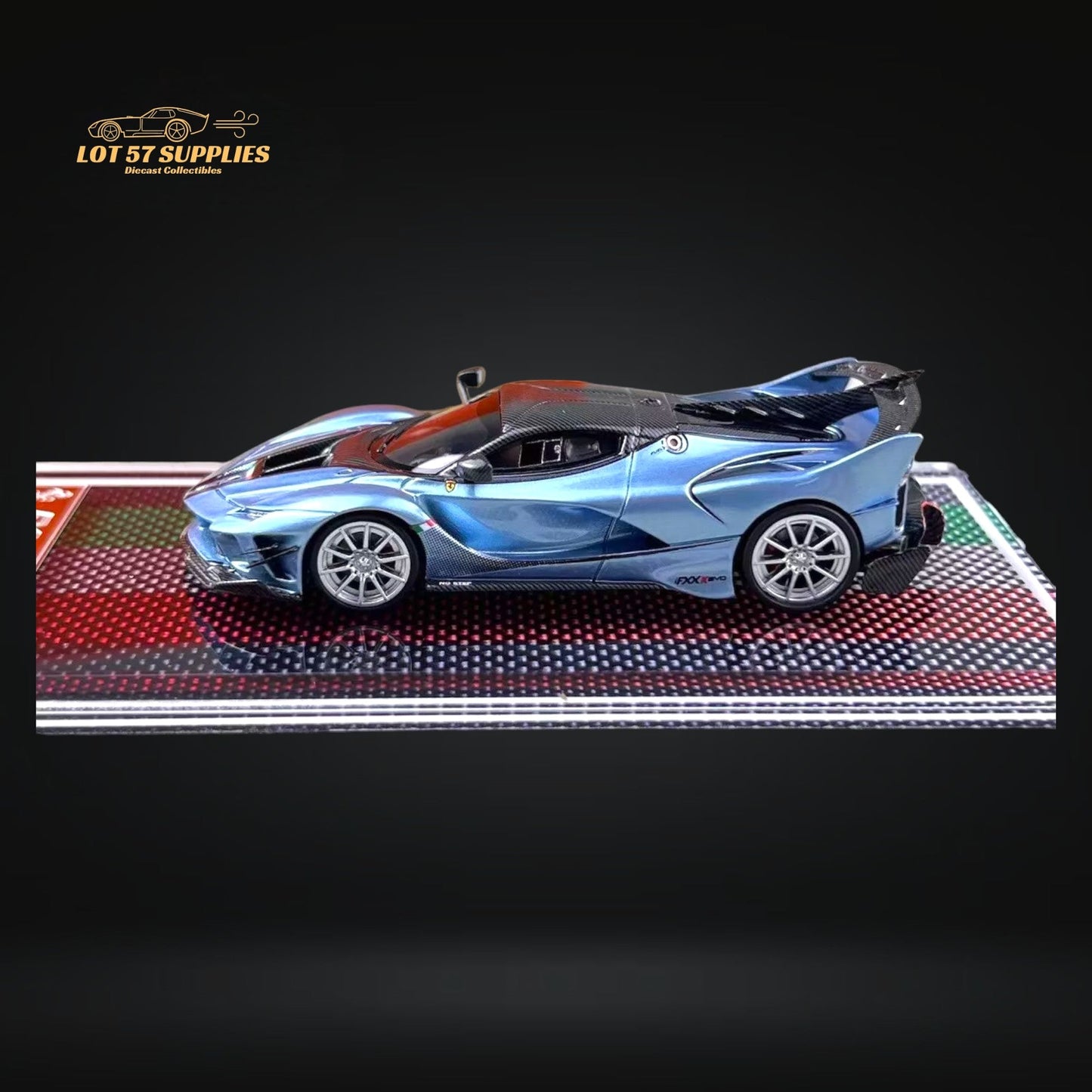 U2 FXX-K Evo Ice Blue Resin Limited Edition 1:64-4