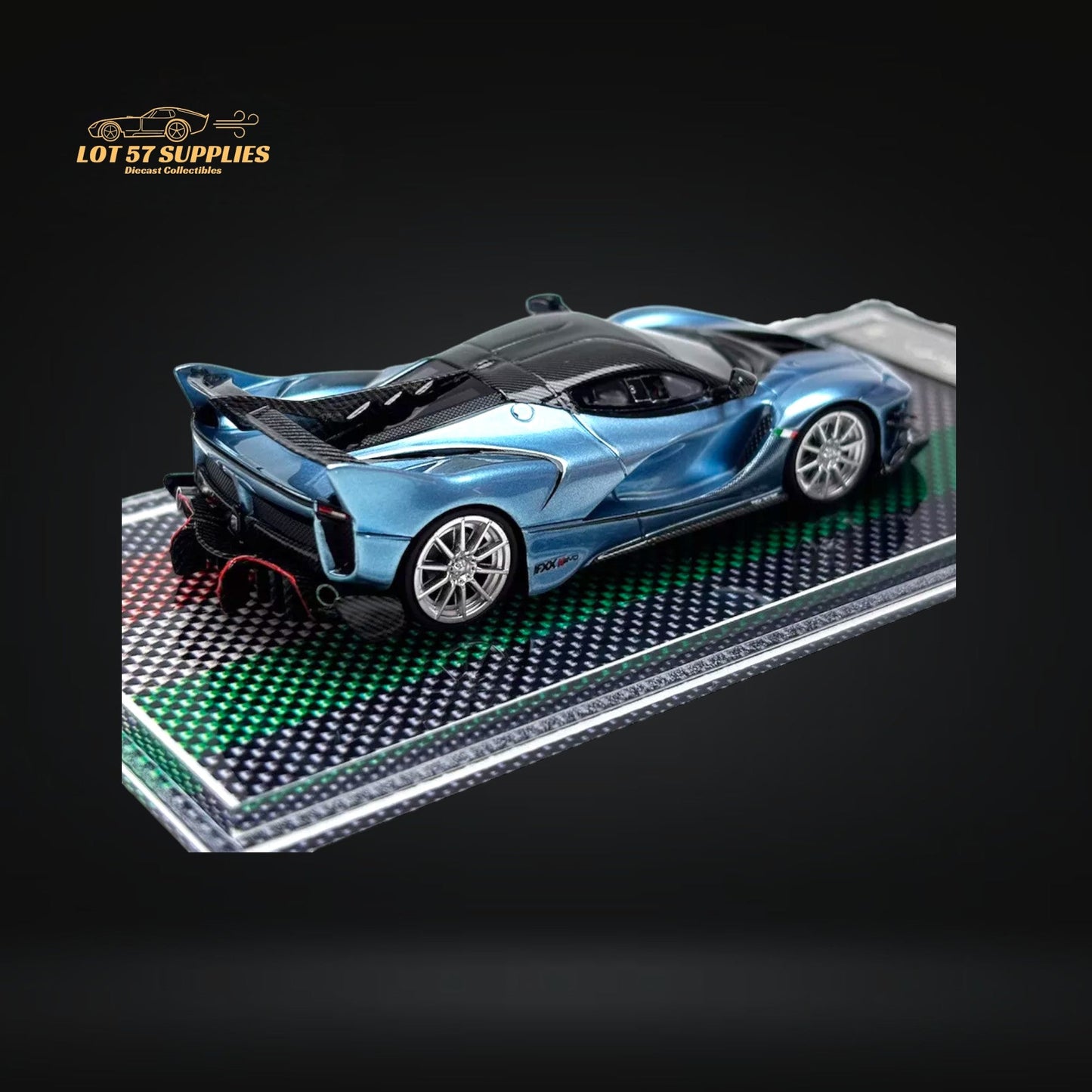 U2 FXX-K Evo Ice Blue Resin Limited Edition 1:64-1