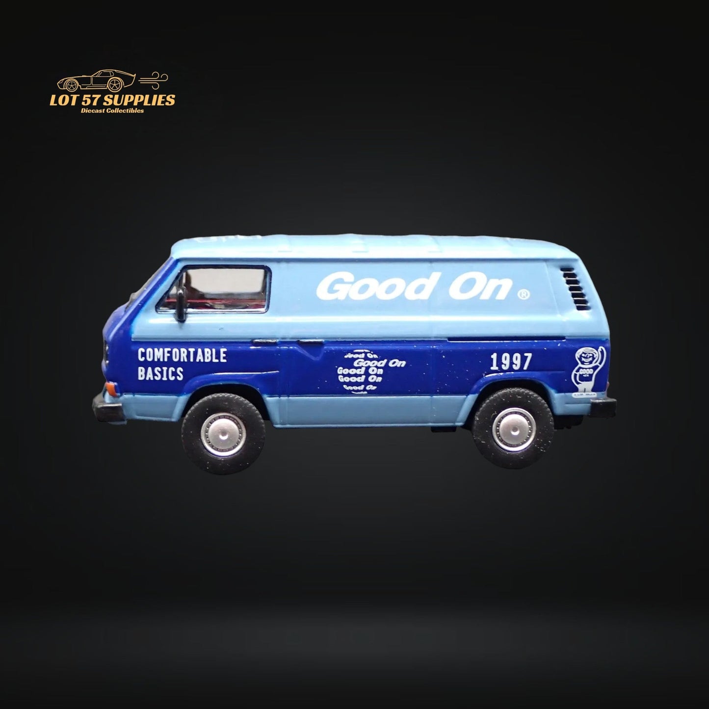 Tarmac Works X Schuco Collab64 Volkswagen T3 Panel Van GOOD ON 1:64 T64S-001-GO-3