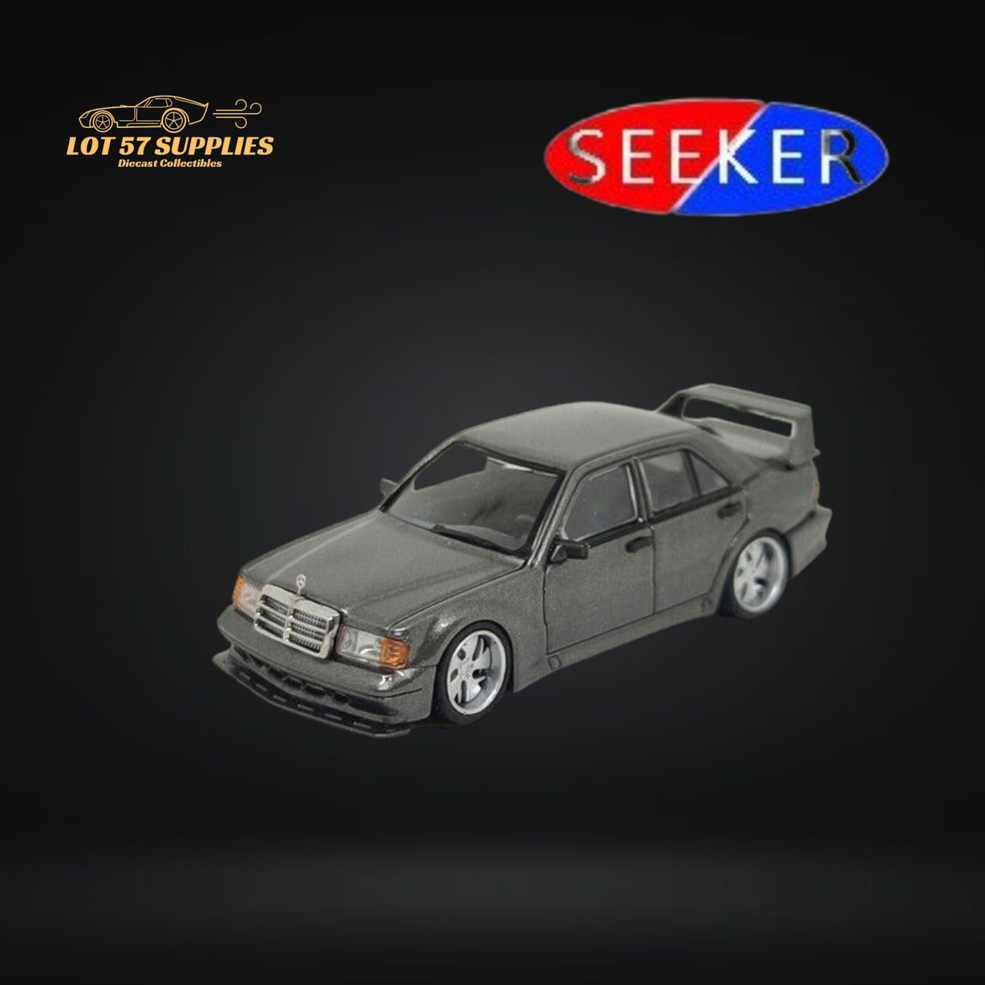 Seeker Mercedes-Benz 190E 2.5-16 Evolution Metallic Grey 1:64-0