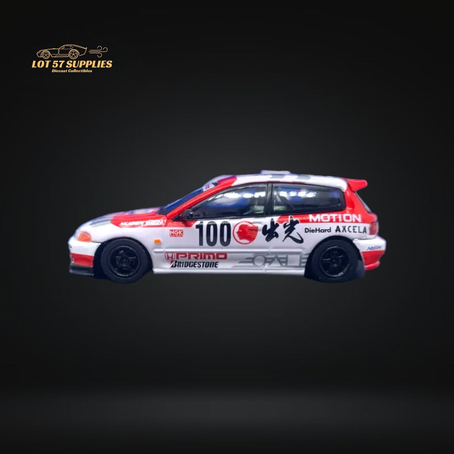 Street Weapon Honda Civic EG6 Idemitsu Street Edition 1:64-1