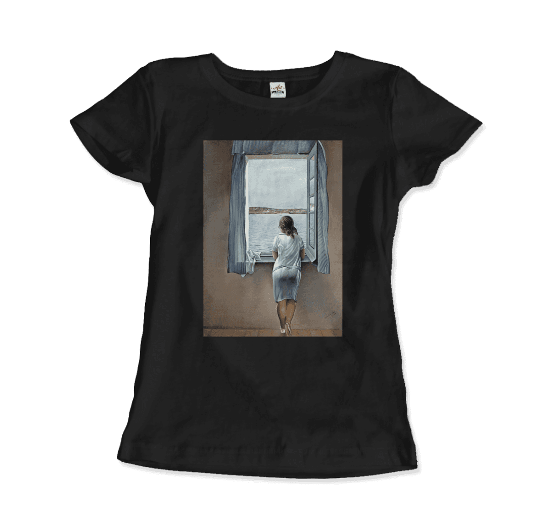 Salvador Dali Young Woman at a Window Artwork T-Shirt-10