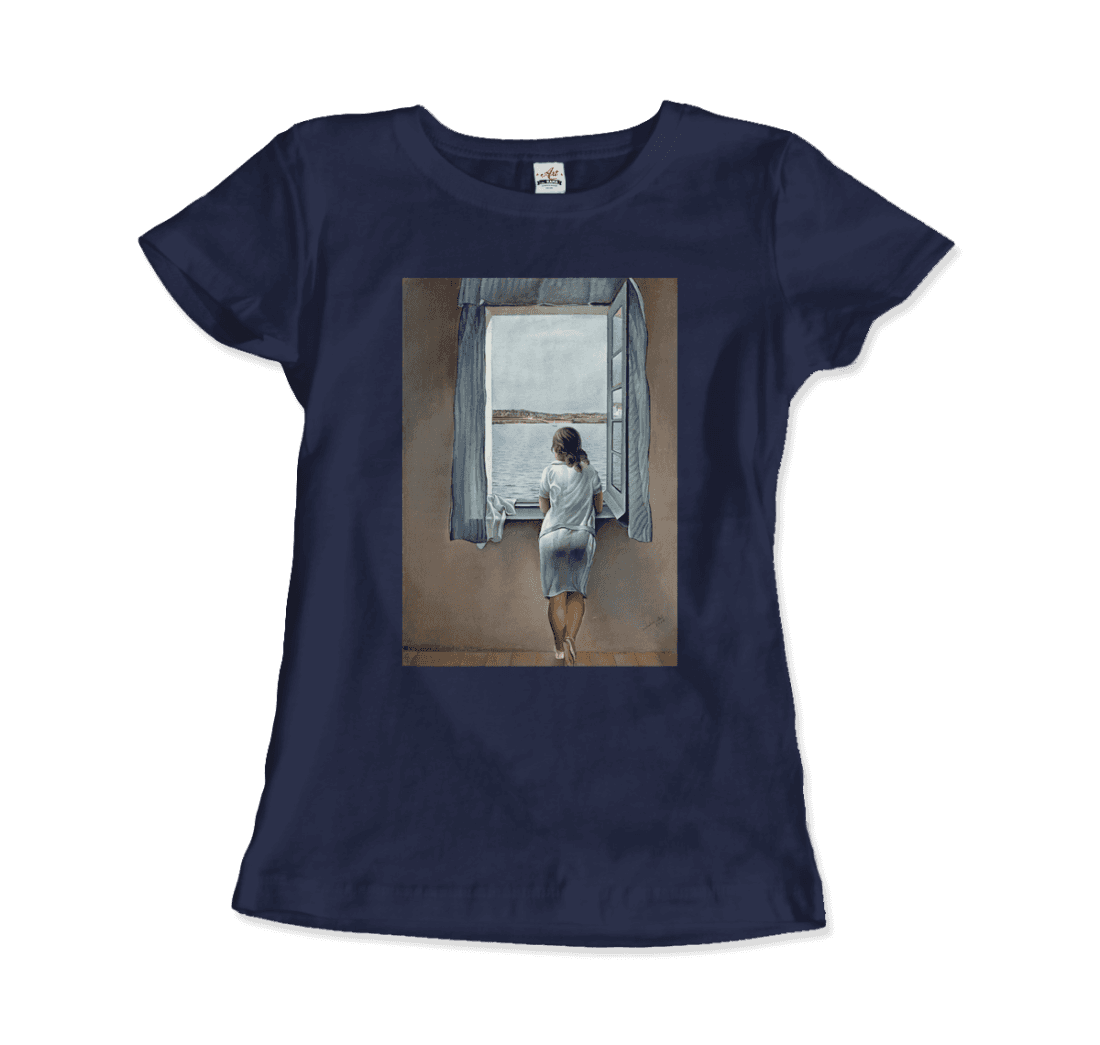 Salvador Dali Young Woman at a Window Artwork T-Shirt-14