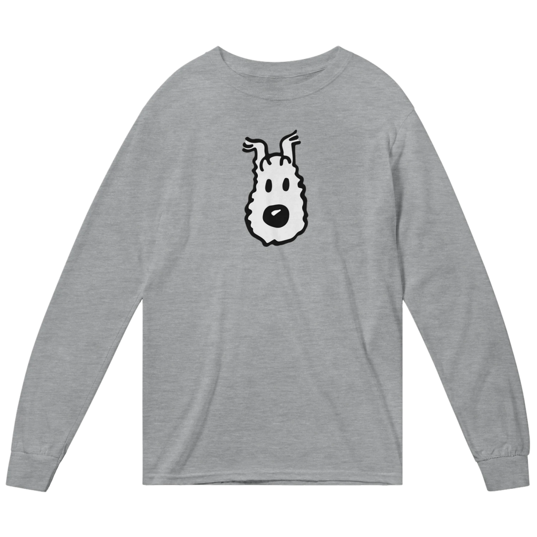 Snowy (Milou), Wire Fox Terrier from Tintin Long Sleeve Shirt-0