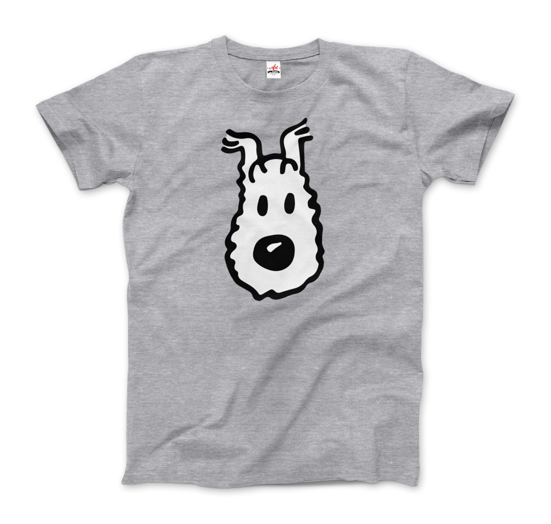 Snowy (Milou), Wire Fox Terrier from Tintin T-Shirt-0