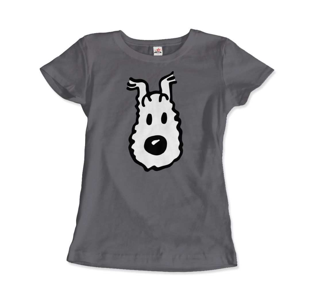 Snowy (Milou), Wire Fox Terrier from Tintin T-Shirt-4