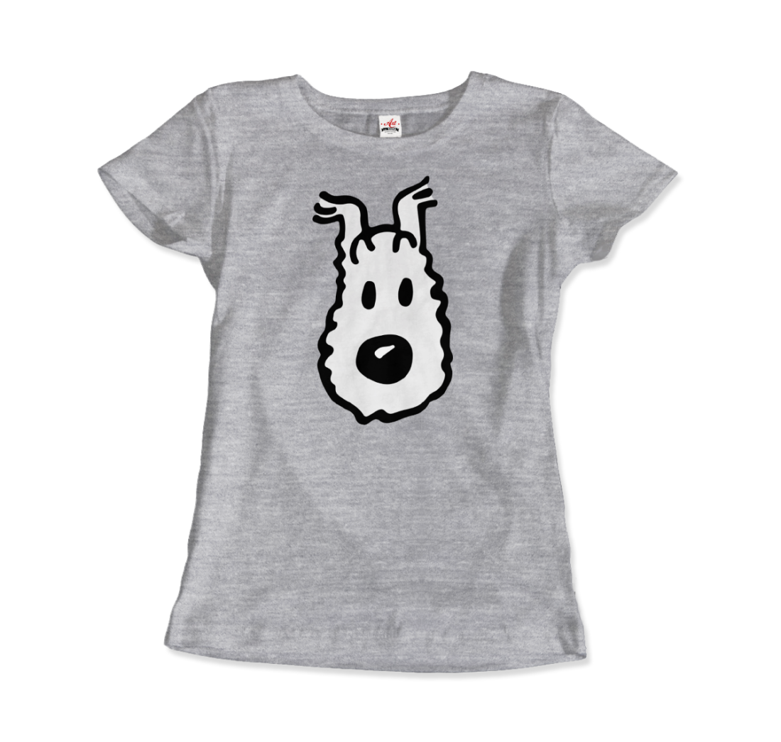 Snowy (Milou), Wire Fox Terrier from Tintin T-Shirt-10