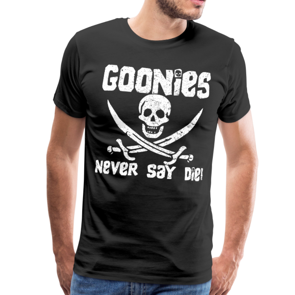 The Goonies Never Say Die Distressed Design T-Shirt-1