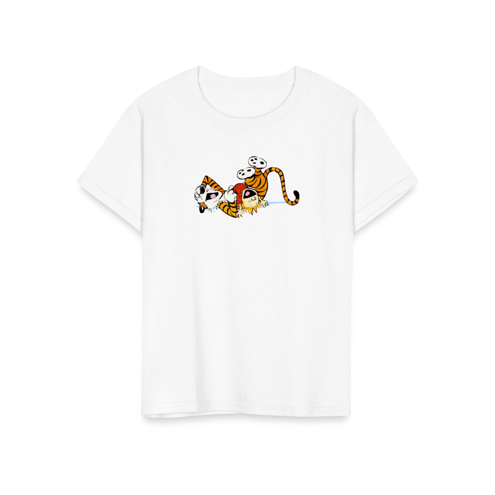 Calvin and Hobbes Laughing on the Floor T-Shirt-16