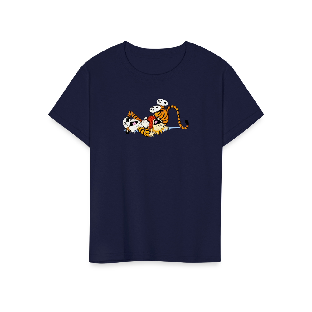 Calvin and Hobbes Laughing on the Floor T-Shirt-17