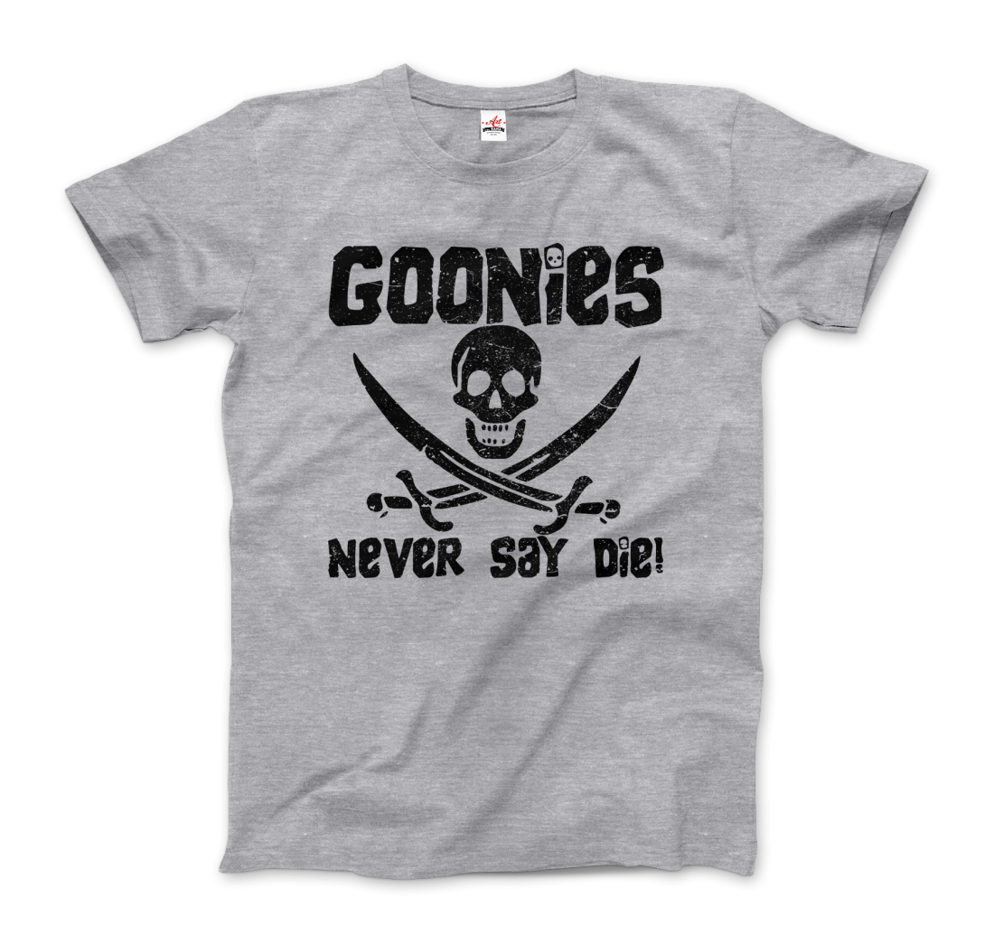 The Goonies Never Say Die Distressed Design T-Shirt-6