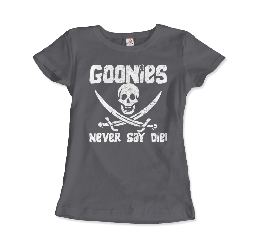 The Goonies Never Say Die Distressed Design T-Shirt-12